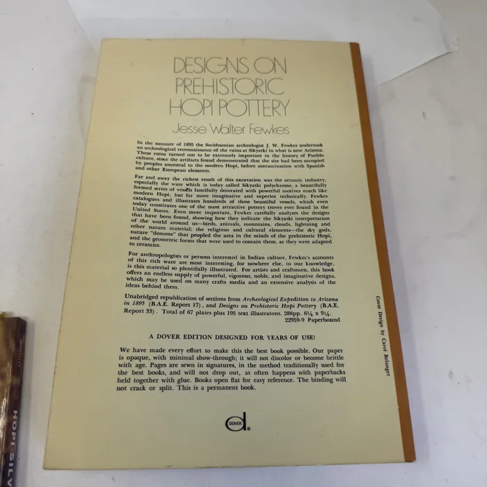 Back — Designs on Prehistoric Hopi Pottery
