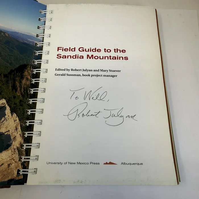 Signature — Field Guide to the Sandia Mountains
