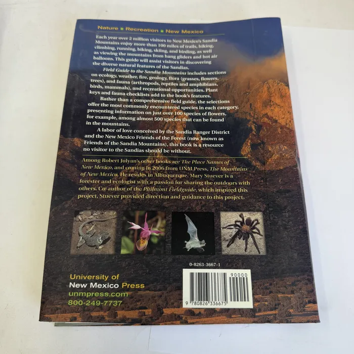 Back — Field Guide to the Sandia Mountains