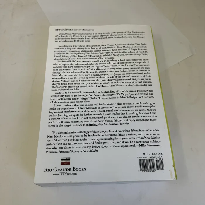 Back — New Mexico Historical Biographies