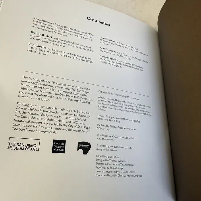 Copyright / ISBN — O'Keeffe and Moore