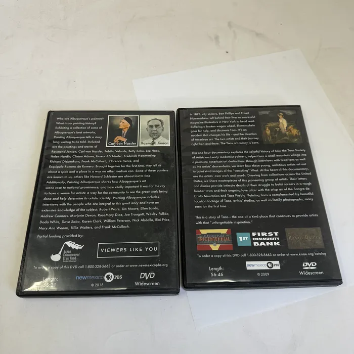 Back — Painting Albuquerque / Painting Taos (two DVDs)