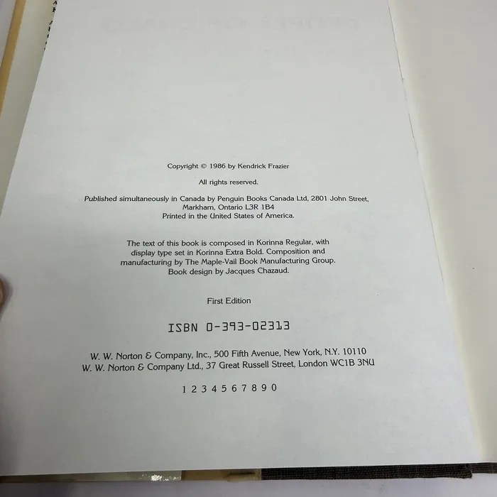 Copyright / ISBN — People of Chaco: A Canyon and Its Culture