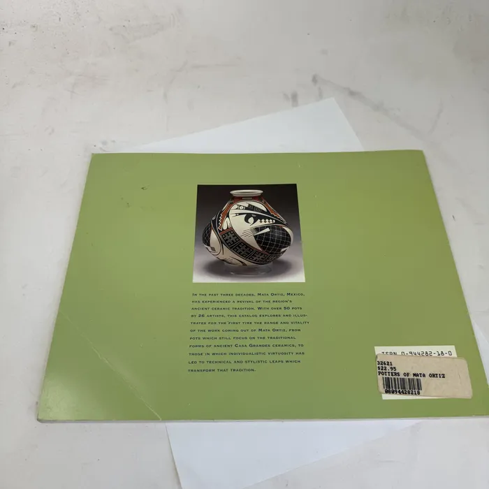Back — The Potters of Mata Ortiz / Los Ceramistas de Mata Ortiz: Transforming a Tradition